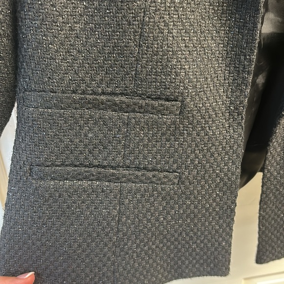 Silence + Noise Black Tweed Blazer - Picture 3 of 5